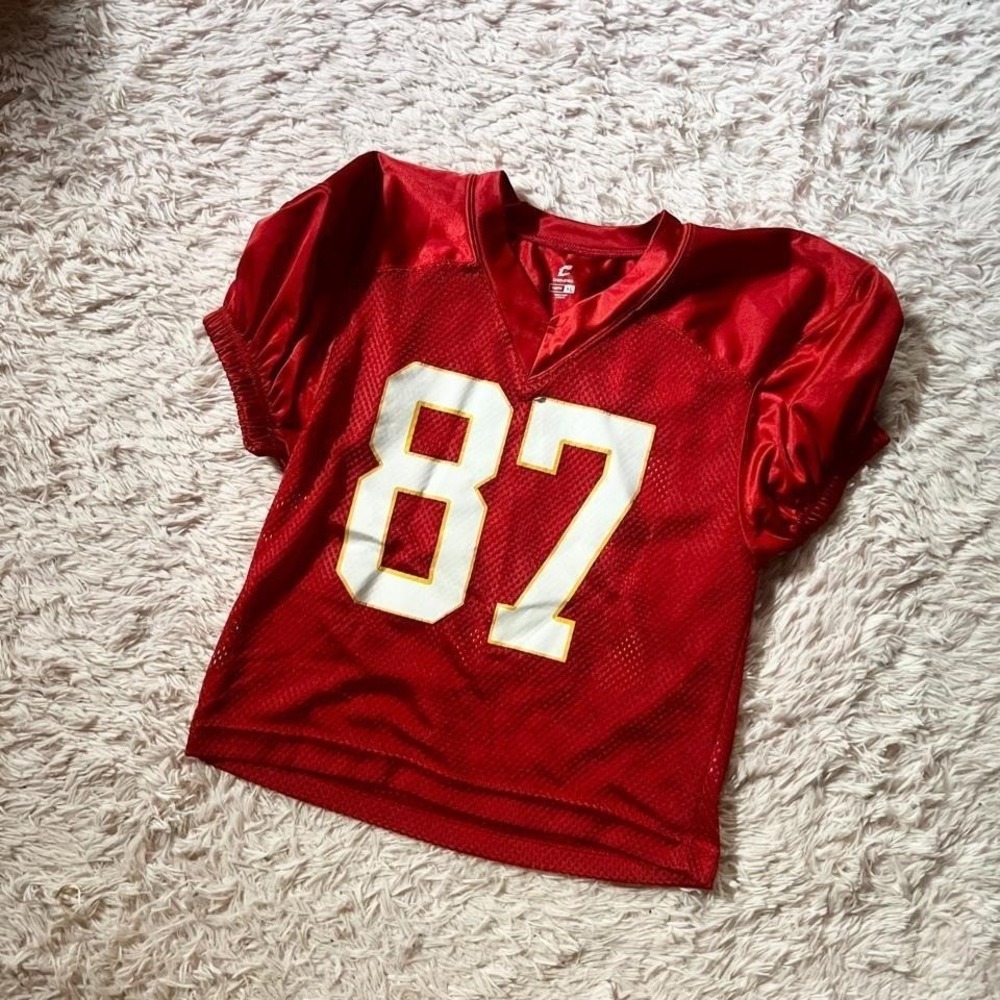 Kansas City Chiefs Travis Kelce 87 Jersey Youth XL Arrowhead Stadium Football